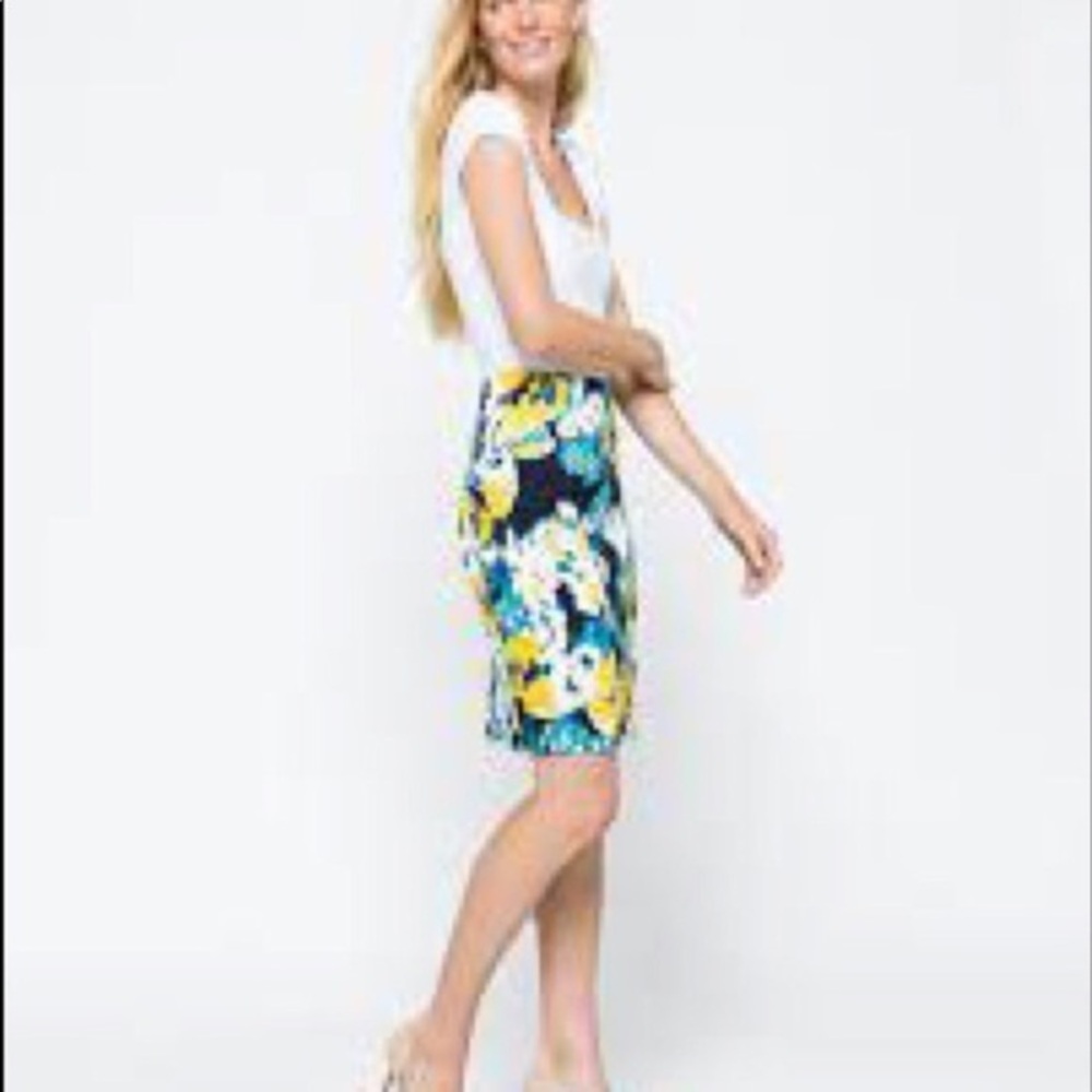 LYSSE Charity Floral Pencil Skirt NWT